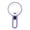 Purple, variant on Modern Magnifying Glass Black and Gold 24cm/9.45inch 40X Magnification Handheld/Wall Mount/Tabletop Design Double Makeup with 360° Adjustable