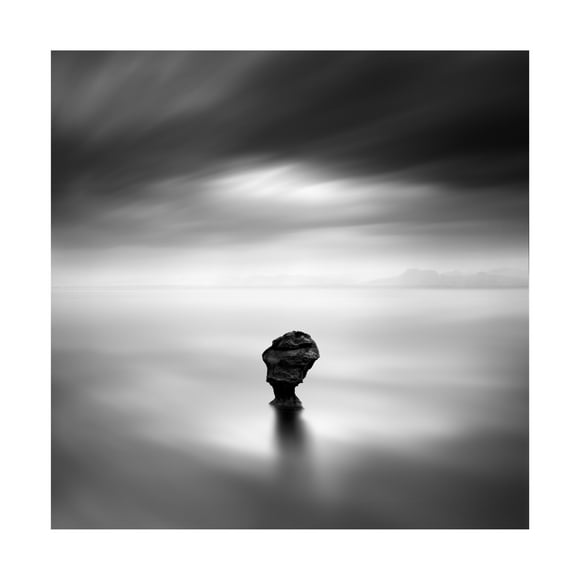 Canvas Wall Art - George Digalakis 'A Piece Of Rock 29' Wall Art for Living Room, Bedroom, or Office D?cor by Trademark Fine Art - 14 x 14 Inches