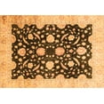 thumbnail image 1 of Ahgly Company Indoor Rectangle Oriental Orange Traditional Area Rugs, 2' x 3', 1 of 4