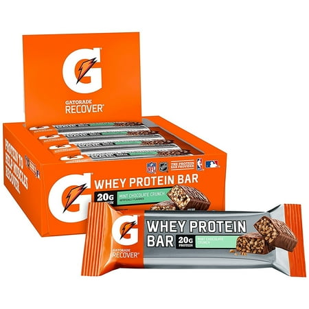 Gatorade Mini Chocolate Crunch Whey Protein Bar, 2.8 Oz.