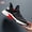 Black, variant on Men's Non-Slip Breathable Mesh Sneakers - Low-Top EVA Cushioning Sneakers with PU Sole, White/Grey/Black - Lightweight Durable Gym