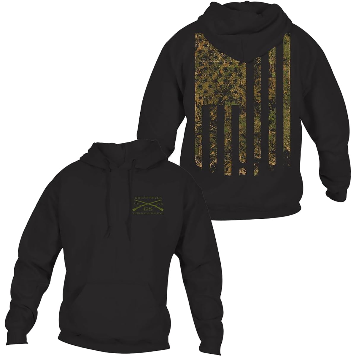 camo flag hoodie