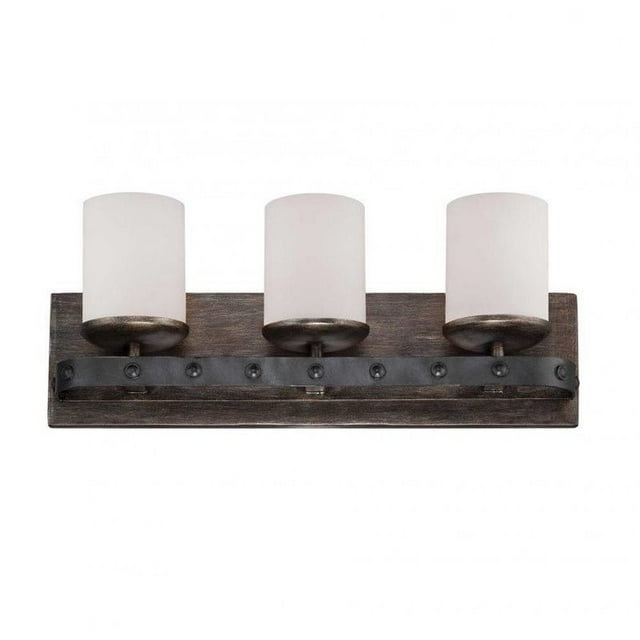 Savoy House Alsace 3 Light Bath Bar in Reclaimed Wood