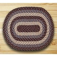 thumbnail image 2 of Capitol Importing 02-743 Tapis Ovale Tressé de 20 x 30 Po - Bleu, 2 of 3