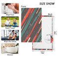 thumbnail image 6 of Yayeee 100% Cotton Hand Towels for Bathroom 16" x 28" Soft Absorbent Kitchen Towel, Green Stars Abstract, 6 of 7