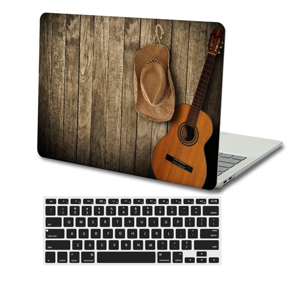Hard Shell Case for 2019 Release MacBook Pro 16 inch with Touch Bar + Black Keyboard Cover Model: A2141 (Wood grain 93)