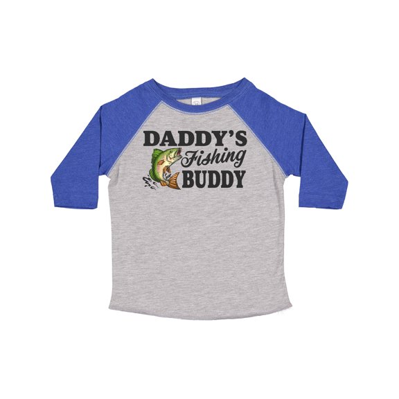 Inktastic Daddy's Fishing Buddy Boys Toddler T-Shirt