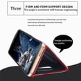 thumbnail image 4 of Gecau Smart Leather Flip Clear View Mirror Case Cover For 12 Mini 5.4in High Durability Silver Home Essentials, 4 of 5