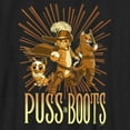 thumbnail image 2 of Boy's Puss in Boots: The Last Wish Character Poster  Graphic Tee Black Large, 2 of 5