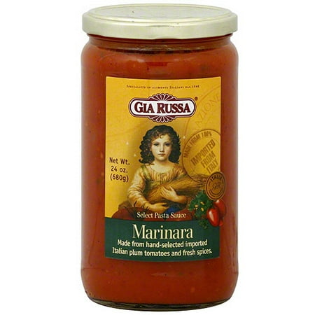 Gia Russa Marinara Pasta Sauce, 24 oz (Pack of 6)