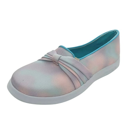 

GNEIKDEING Large Size Women s Flat Single Shallow Shoes Bow Casual Single Shoes Women s casual shoes Gift on Clearance