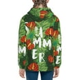 thumbnail image 6 of Kdxio Palm Leaves And Tropical Flowers Pattern Kids Boys Girls Zip Up Hoodie 3D Printed Hooded Sweatshirt Hoody Coat with Pocket 7-12 Y-Medium, 6 of 6