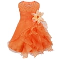 thumbnail image 1 of Alvivi Infant Baby Girls Organza Tutu Princess Party Baptism Dress Evening Gown 3 Months-3T, 1 of 5