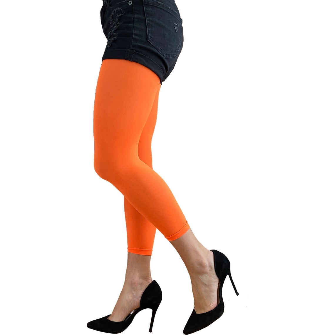 bright orange tights