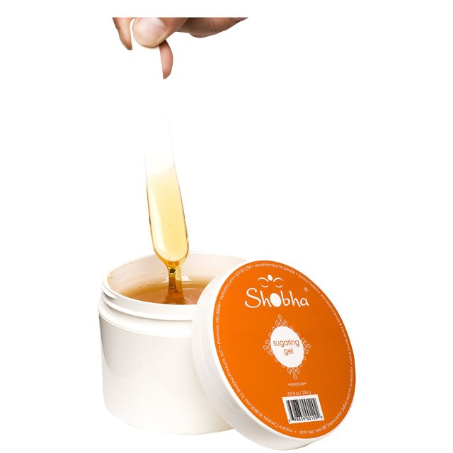 Shobha Sugaring Wax - Gel depilatorio con fórmula de salón profesional - Depilación natural para mujeres - Pasta de azúcar para cara, cuerpo y bikini - Alternativa de depilación suave 8oz