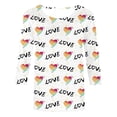 thumbnail image 3 of Womens Fashion Valentines Cat Print Round Neck 3/4 Sleeve Casual T Shirt Two Shirts for Women Running Top Women Womens Athletic Clothes Set Shirt for Women Cute Tops for Women Summer Large Women T, 3 of 3