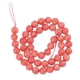 thumbnail image 6 of Natural Argentina Rhodochrosite Gemstone Beads Gem Gem Stone Beads Loose Round Beads 8mm, 6 of 9