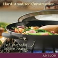 thumbnail image 5 of Anolon Advanced Home 14 InchHard-Anodized Nonstick Wok with Side Handles and Lid, Moonstone, 5 of 10