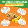 thumbnail image 5 of Emergency Essentials, Dehydrated Banana Slices, Emergency Food Supplies, 10-Year Shelf Life, 24 Servings, 5 of 9