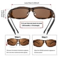 thumbnail image 4 of Gafas de sol URUMQI Fit Over polarizadas 100% UV400, 4 of 7