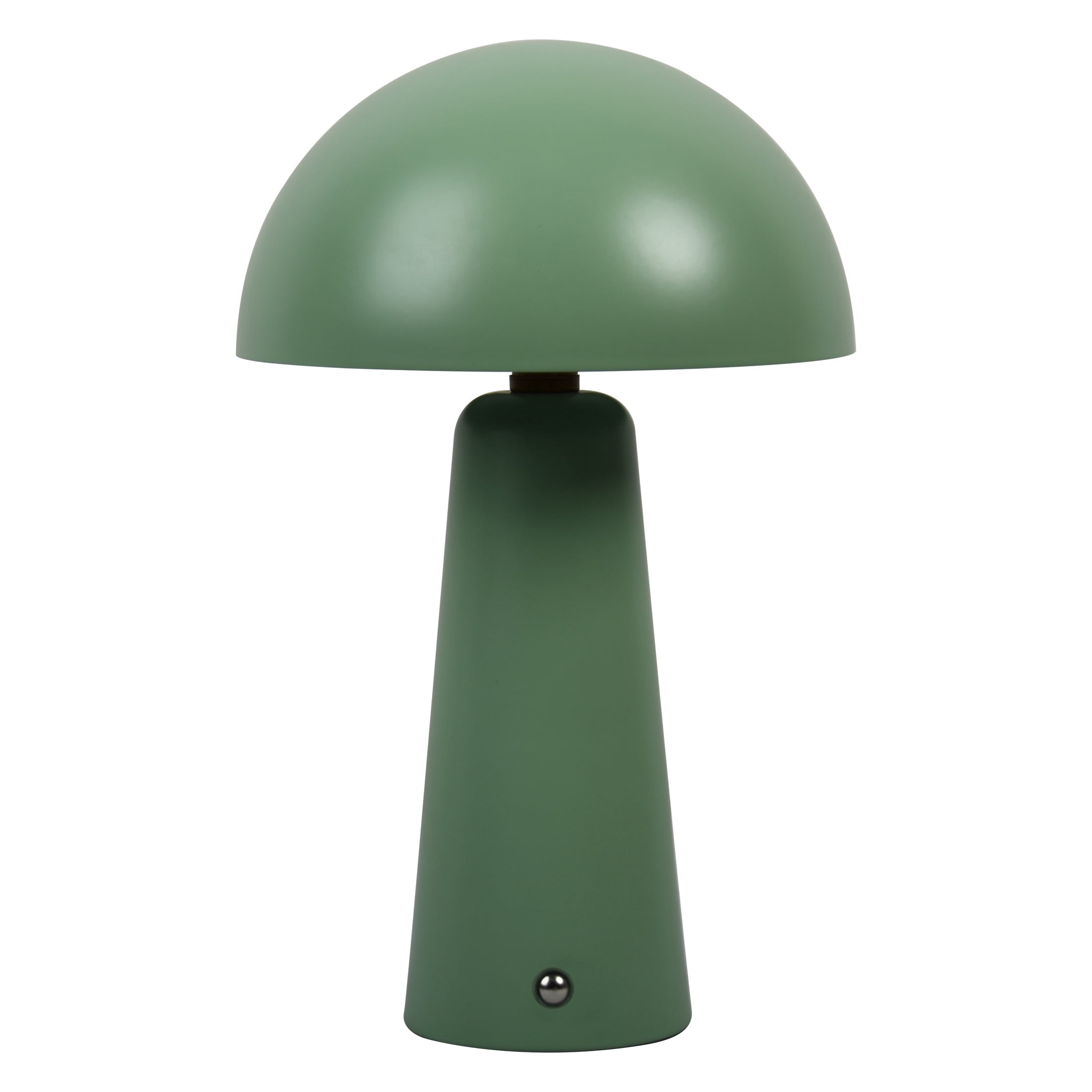 Better Homes & Gardens 9.5" Green Dome Rechargeable LED Portable Lamp with Dimmable Touch Sensor