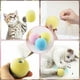 thumbnail image 3 of Pelota de juguete para gatos con forma de pájaro de 3 piezas con hierba gatera, juguete interactivo realista para morder, entretener y masticar., 3 of 5