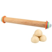 WHAMVOX Rolling Pin with Scale Thickness Adjustable Non-stick Roller Rolling Stick Kitchen Tool