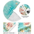 thumbnail image 2 of FMSHPON Rose Xmas Christmas Tree Skirt Stand Mat for Holiday Party Decoration Indoor Outdoor 36 inches, 2 of 6