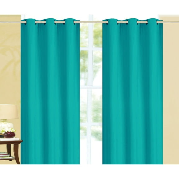 100% Solid Blackoutout Window Curtain Panel With Grommets