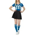 thumbnail image 1 of Liyamei Cheerleading For Sports Day Cheer Aerobics Blue M, 1 of 2