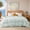 Light Green, variant on Lightweight Down Comforter Size for Hot Sleepers | Goose Feathers Fiber Comforter, Breathable & Ultra Soft Duvet Insert, Thin Bedding for summer,Blue (68" X 88")
