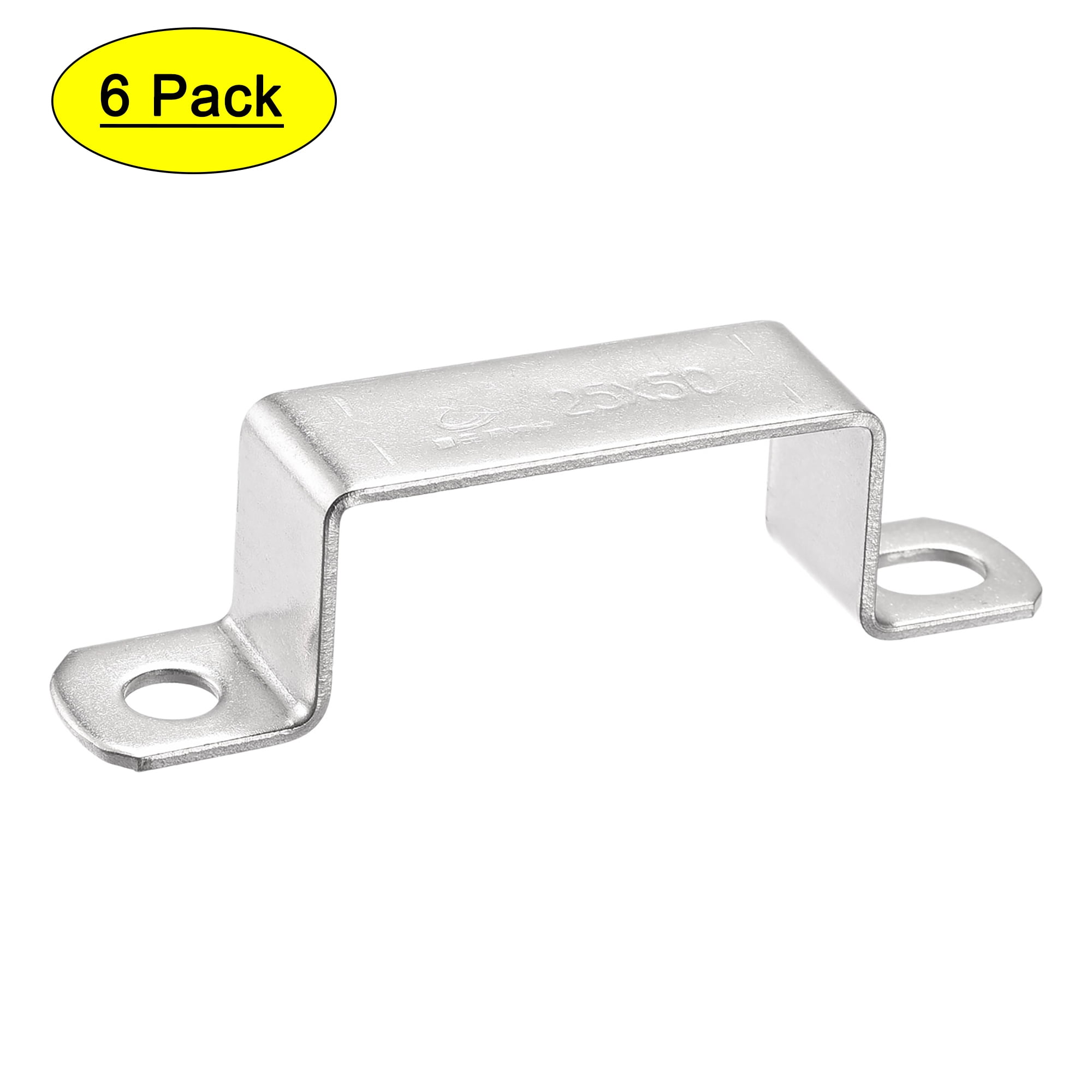 Uxcell 23 x 51.5mm 304 Stainless Steel U Shaped Connector Bracket 6