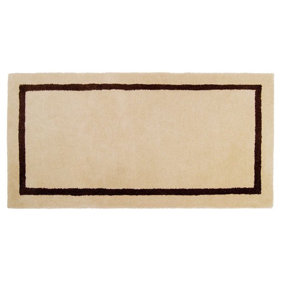 Minuteman International Tapis Contemporain en Laine Mesa Tan, Rectangulaire