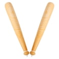thumbnail image 3 of 2 bates de béisbol inflables de PVC con veta de madera, juguetes de béisbol para niños, divertidos regalos de fiesta deportivos, fáciles de inflar y transportar, 75 cm, 3 of 7