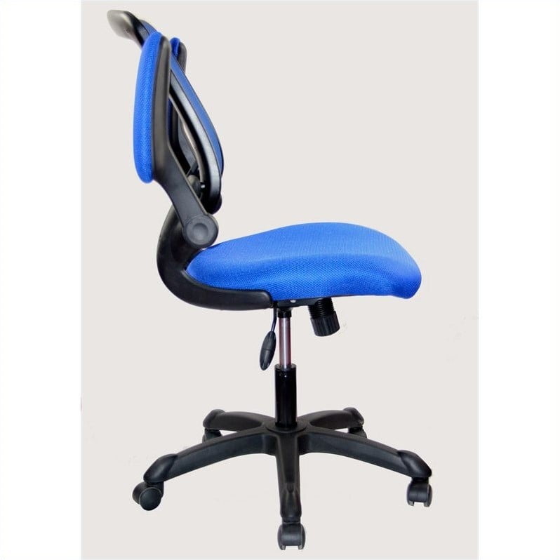 Techni Mobili Mesh Task Office Chair In Blue