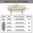thumbnail image 3 of Sage Green Oval Tablecloth for Oval Table Smaller Than 54 x 96 inches, Waterproof Table Cloths for Dining Room Indoor Outdoor Table Cloth - 60x102in, 3 of 6