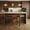 Brown, variant on 24 Inch Counter Height Bar Stools Set of 4 – PU Leather Kitchen Chairs with 2 Inch Thick Upholstery, Sturdy Metal Base, Easy Assembly for Kitchen Island, Bar Counter