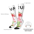 thumbnail image 4 of Logiee Hello Summer Gnome Print Gift Stocking Stuffers,Adult Stockings,Novelty Socks,Funny Socks Birthday Running Walking Sleeping, 4 of 6