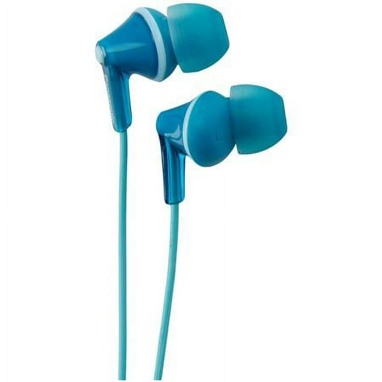 Panasonic RP-HJE125-Z HJE125 ErgoFit In-Ear Earbuds (Turquoise Blue)