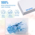 thumbnail image 2 of ZYNERY Watercolor Paper, Heavyweight 300g Cotton, 130 Sheets, 5 x 7 Inch, White, 2 of 7