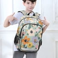 thumbnail image 6 of FORMRS School Backpack 17" Student Travel Bag with Laptop Compartment, Floral Pattern, 6 of 7