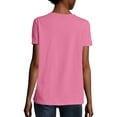 thumbnail image 5 of Hanes Women's Relaxed Fit Authentic Essentials Crewneck T-Shirt, 5 of 5