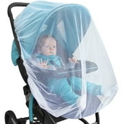 EFINNY Mosquito Net for Stroller, Baby Mosquito Net - Bug Insect Netting for Strollers, Carriers, Car Seats, Cradles (White)
