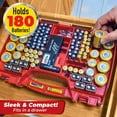 thumbnail image 5 of Battery Daddy Storage System Clear 1 Pc Double Sided Built In Tester Easy Clean Battery Organizer Case, 5 of 5