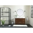 thumbnail image 6 of Elegant Decor Wyatt 48" Aluminum Alloy and MDF Single Bathroom Vanity in Walnut, 6 of 8