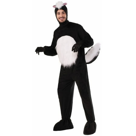 Halloween Plush Skunk Adult Costume