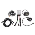 thumbnail image 2 of Kit de modificación eléctrica, DC 36V/48V Pantalla de datos Kit de conversión de bicicleta de medidor ABS Aleación de aluminio para motores sin escobillas de 350W ANGGREK AC8171, 2 of 8