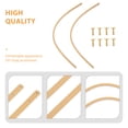 thumbnail image 2 of ADDHAT 1 Pair DIY Bag Handles Yellow Replacement Supply for Women Craft Projects with 8 Rivets, 2 of 7