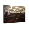 thumbnail image 1 of Canvas Print: Courtroom, Federal Building And U.S. Courthouse, Fargo, North, 1 of 3