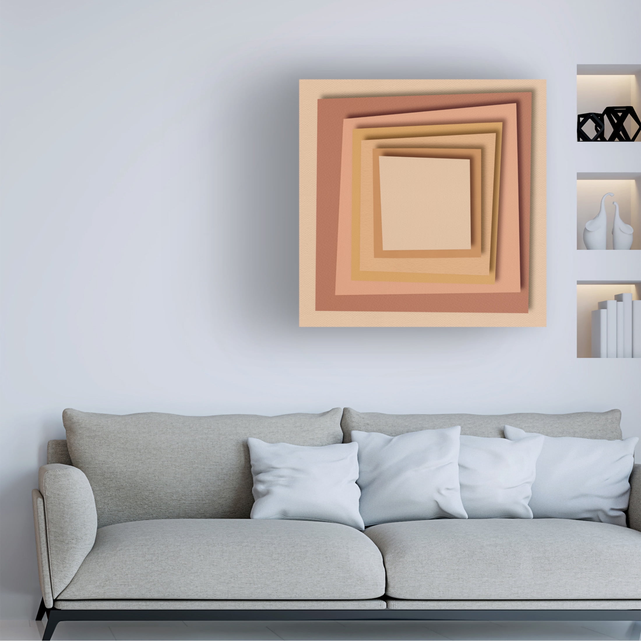 Trademark Fine Art Regina Moore Stack Paper II Canvas Wall Art